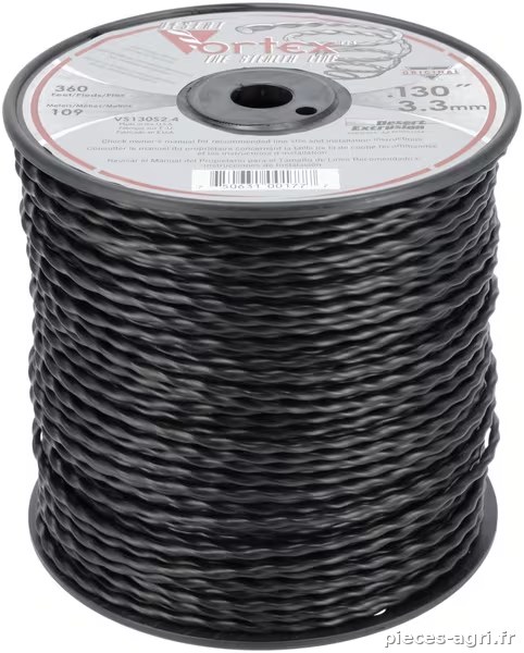 Fil nylon Vortex 3mm 131,7m · réf. NL3132VOR