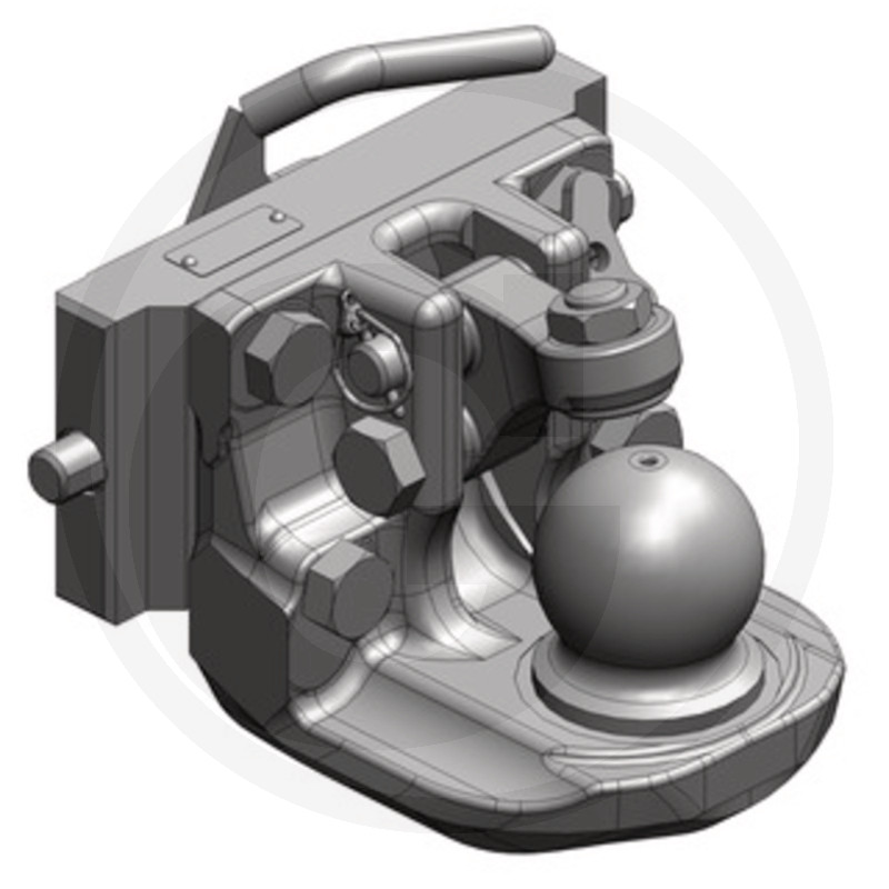 Scharmüller Attache à boule K80 W245 CBM H120 · réf. 77703624542