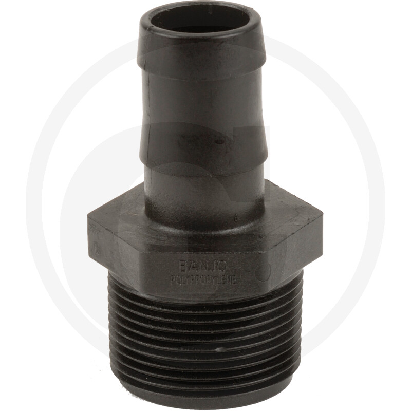 BANJO Schlauchtülle gerade, Ø 32mm x AG 1 1/4" vue 2