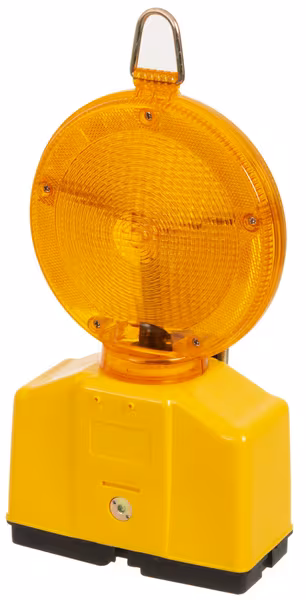 Feu d'avertissement LED rond jaune, Ø 180mm · réf. WB11055