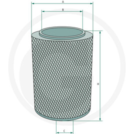 Fleetguard Filtre à air intérieur · réf. 739AF1842