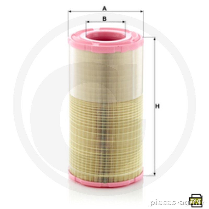 MANN FILTER Filtre à air vue 3