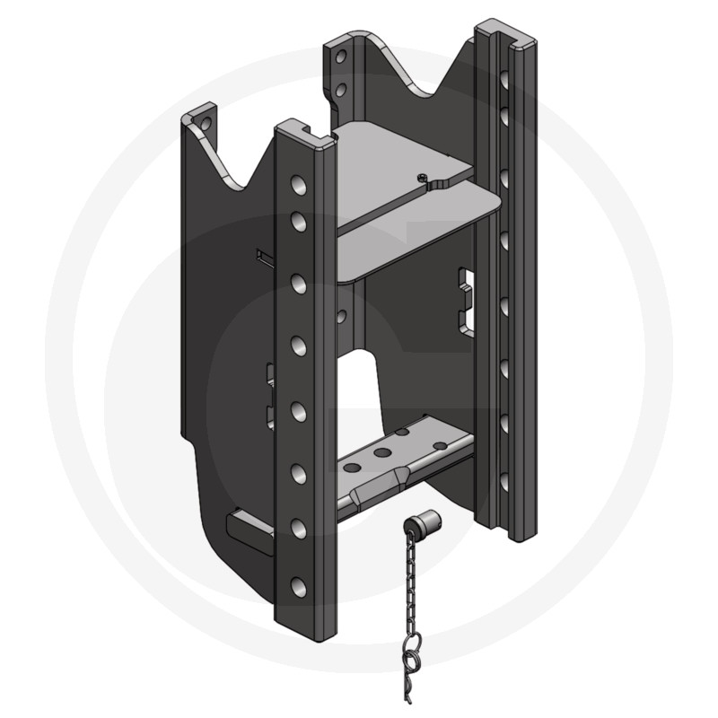 Scharmüller Support d'attelage avec glissières · réf. 77700365000A27
