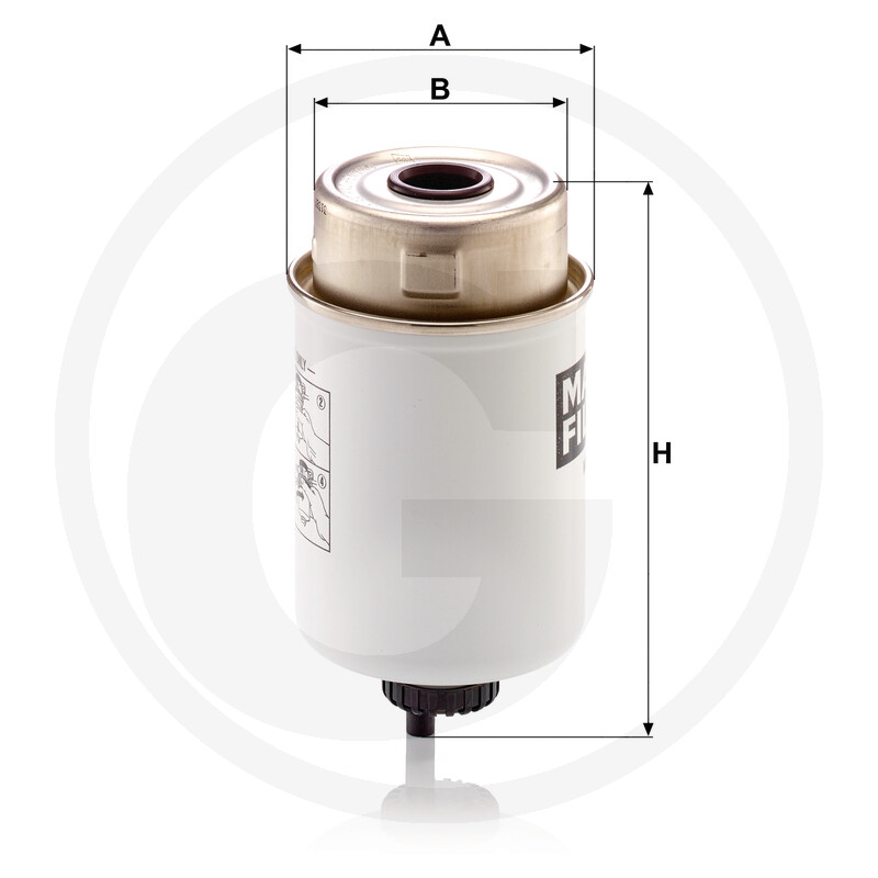 MANN FILTER Filtre à carburant vue 3