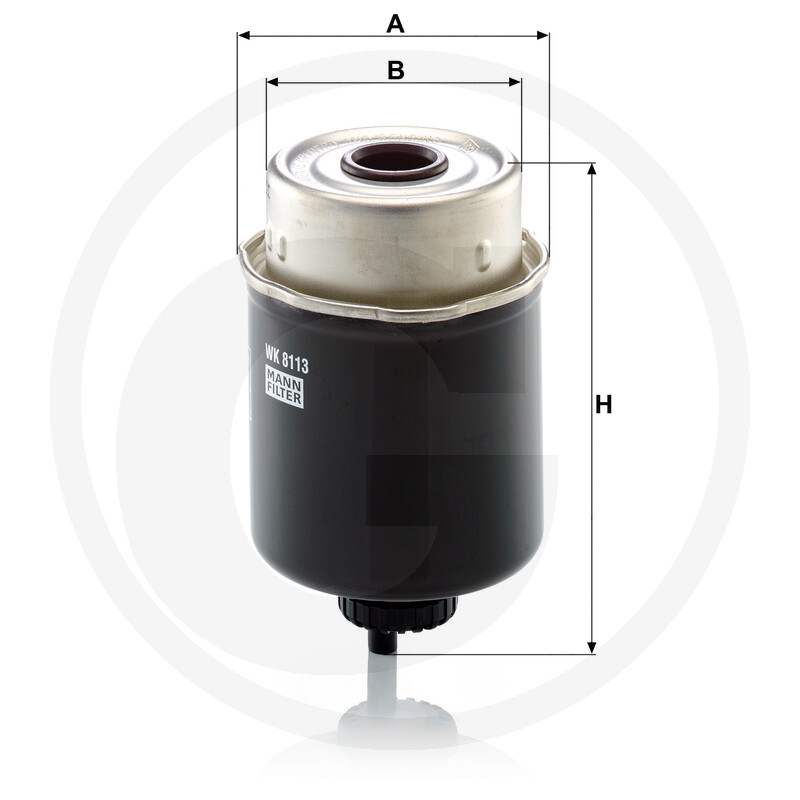 MANN FILTER Filtre à carburant vue 3