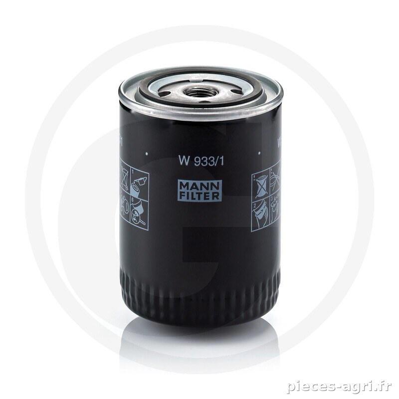 MANN FILTER Filtre à huile moteur vue 2