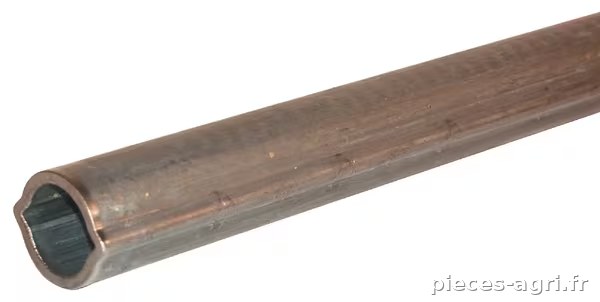 Tube profilé intérieur 00cH, citron, diamètre 31 x 23,5 x 3,4 mm, L : 1 680 · réf. 750265680