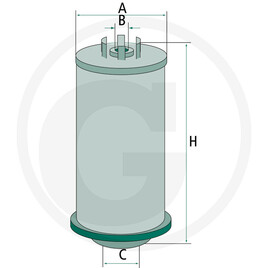 MANN FILTER Filtre à carburant · réf. 565PU999.1X