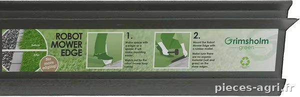 Bordure de délimitation 1m x 5 pcs vue 3