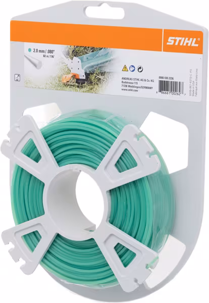 Fil de coupe rond Ø 2,0 mm x 60,0 m vert · réf. 00009302336