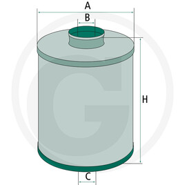 MANN FILTER Filtre à huile hydraulique · réf. 565P919.7