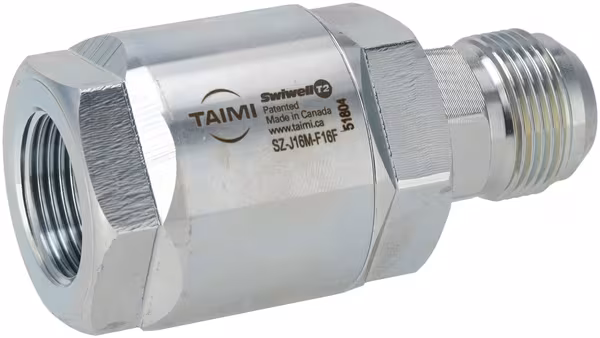 Raccord pivotant M 1-5/16 JIC x F 1" NPT · réf. SZJ16MF16F