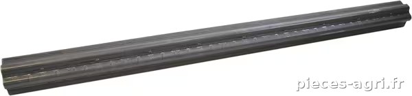 Tube profilé extérieur S5, en étoile, diamètre 61x47x5 mm, longueur : 1 000 mm · réf. 7545001000