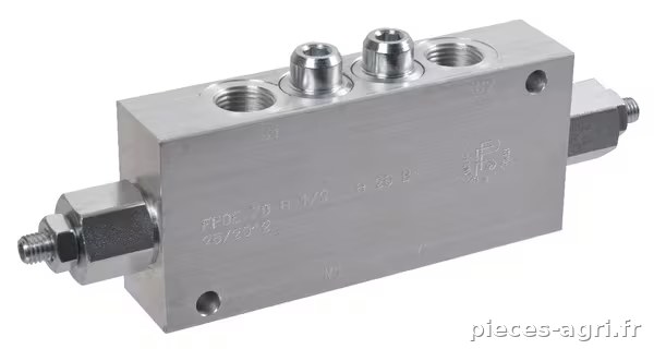 Vanne d'équilibrage à double bride 3/8" · réf. FPOE15D382F35