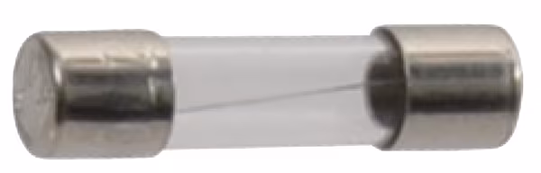 Fusible verre 0,8A longueur 20mm Siba · réf. ZEK52000800