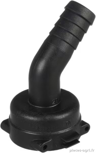 Raccord de tuyau 45° 2 mm avec connexion femelle T4 · réf. 1192420