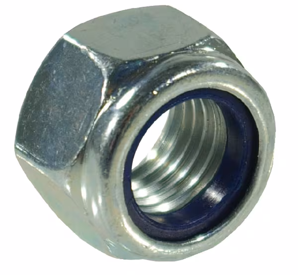 Écrou hexagonal autobloquant haut DIN982 M8x1.25 acier zingué Classe 8 Kramp · réf. 9828