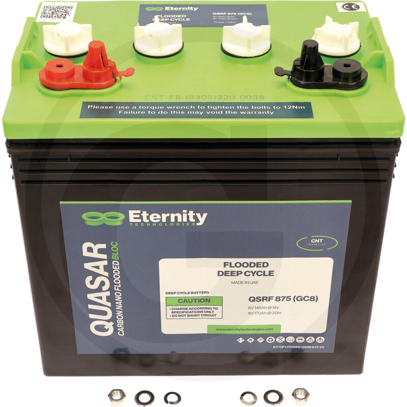 Eternity Batterie de traction 8 V, 170 Ah, C20, U vue 3