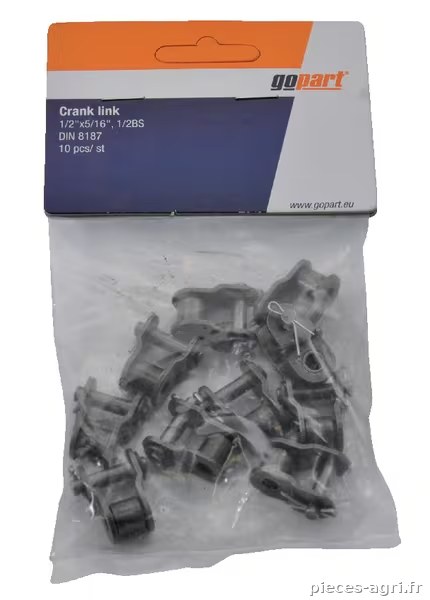 Maillon coudé 1/2x5/16 (10pcs), gopart · réf. 08B1OLGP