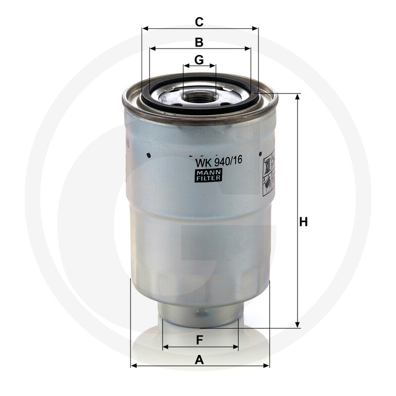 MANN FILTER Filtre à carburant vue 3