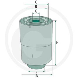 MANN FILTER Filtre à carburant · réf. 565WK940.16X