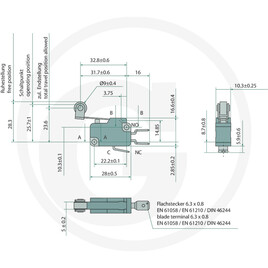 TREX.PARTS Microrupteur · réf. 11398619