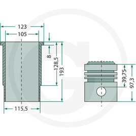 GRANIT Kit cylindrée complet vue 2