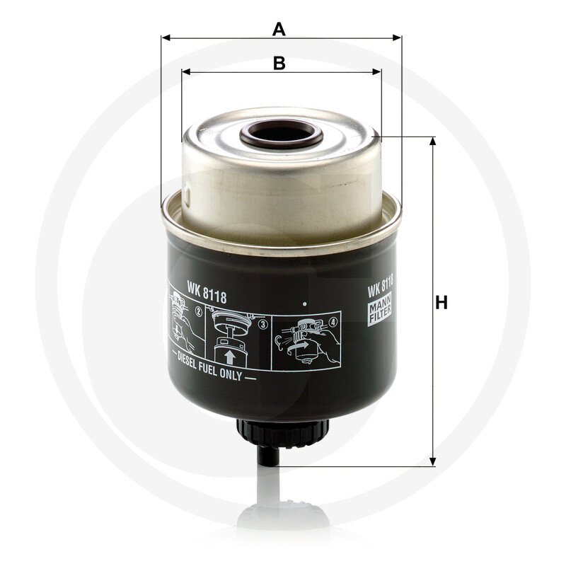 MANN FILTER Filtre à carburant vue 3