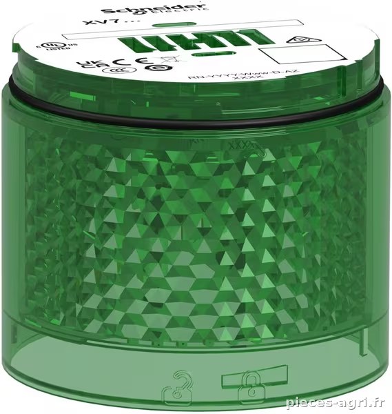 Module d'éclairage LED vert · réf. XVB7C23