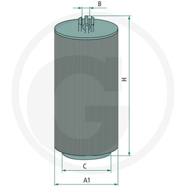 Fleetguard Filtre à carburant · réf. 739FF5405