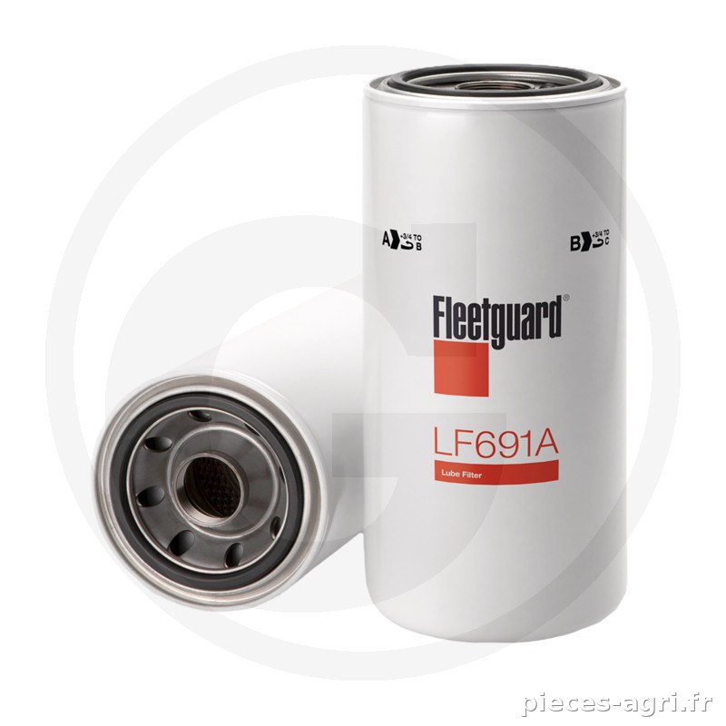 Fleetguard Filtre à huile moteur vue 2