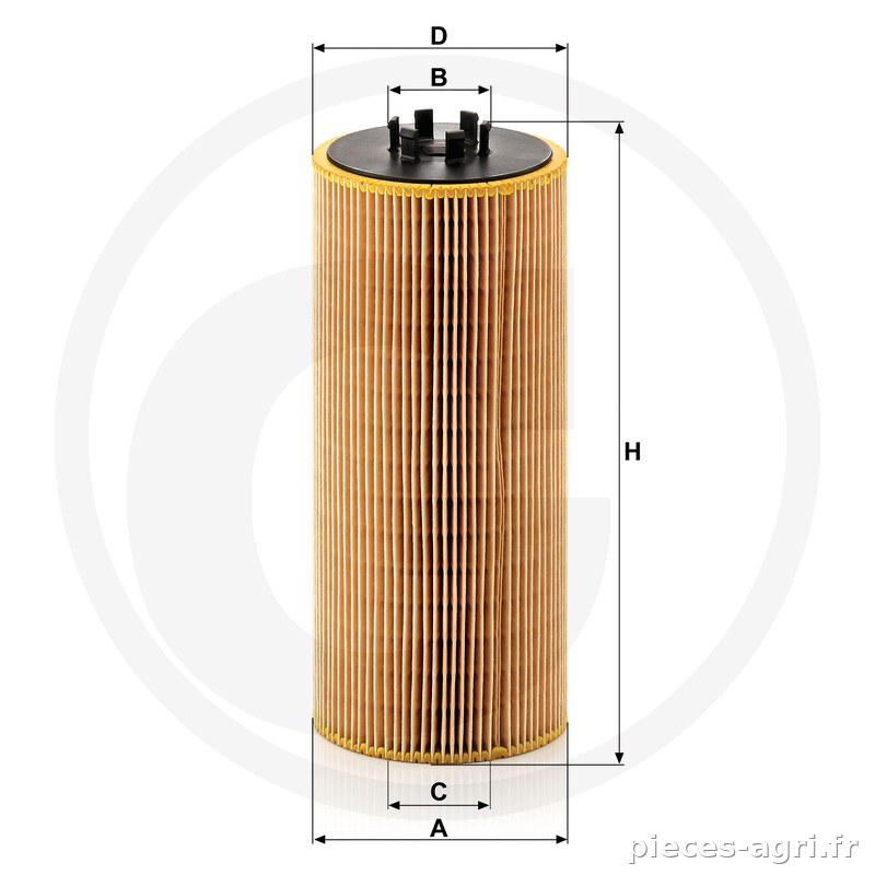 MANN FILTER Filtre à huile vue 3