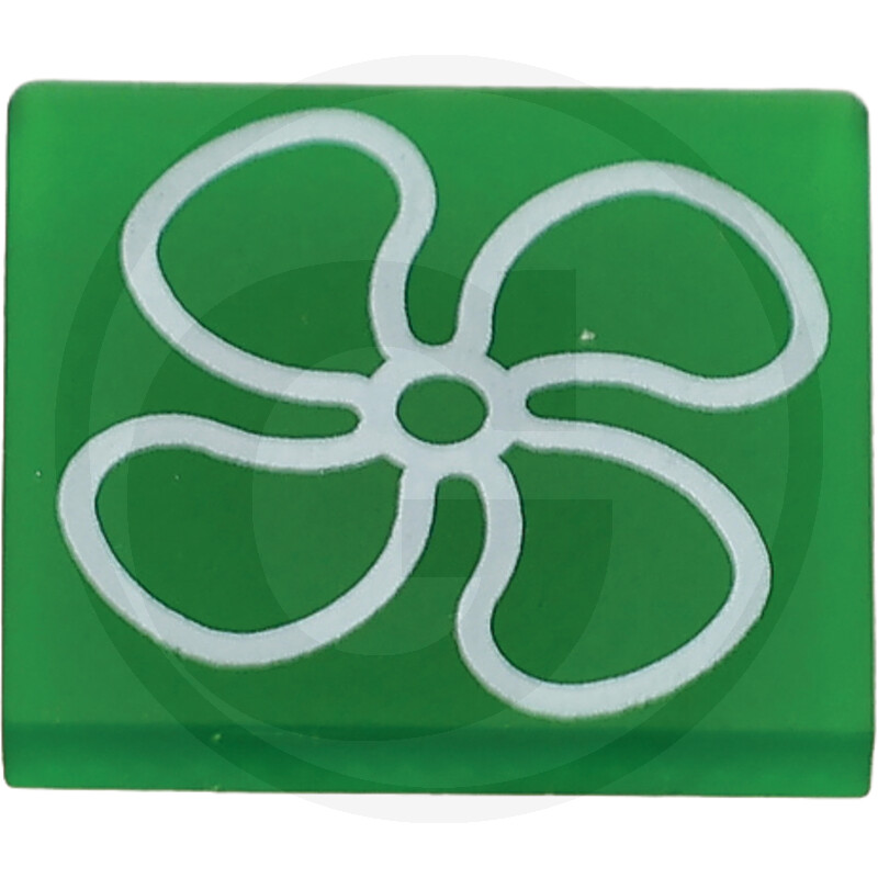 SWF Plaque symbole de la ventilation verte · réf. 19050371