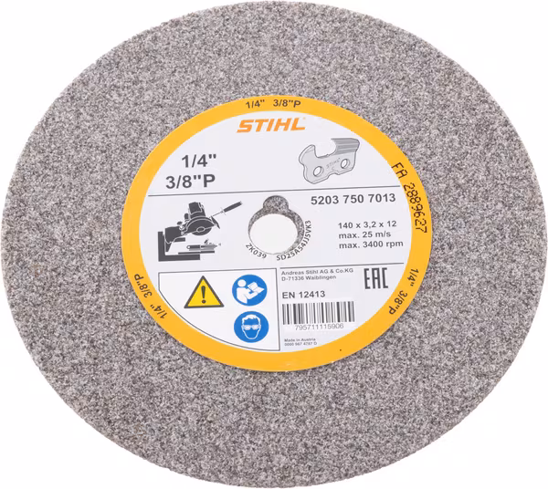 Meule 140x3.2x12 5203-750-7013 origine Stihl · réf. 52037507013