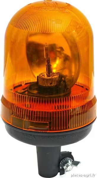 Fixation tube gyrophare ambre AJ.BA 24V · réf. 1400800015