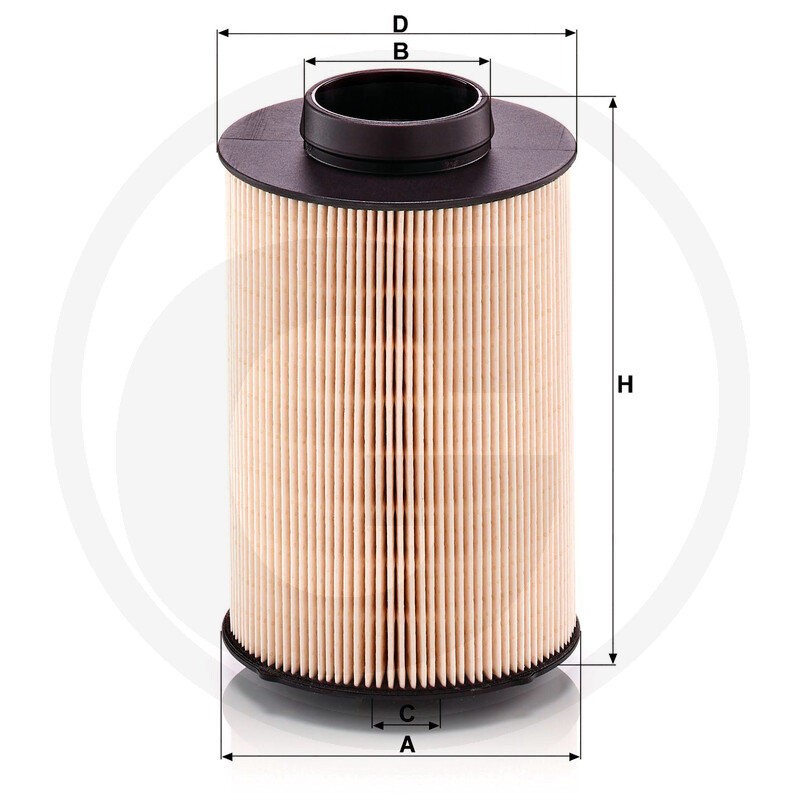 MANN FILTER Élément de filtre à carburant sans métal · réf. 565PU10020X