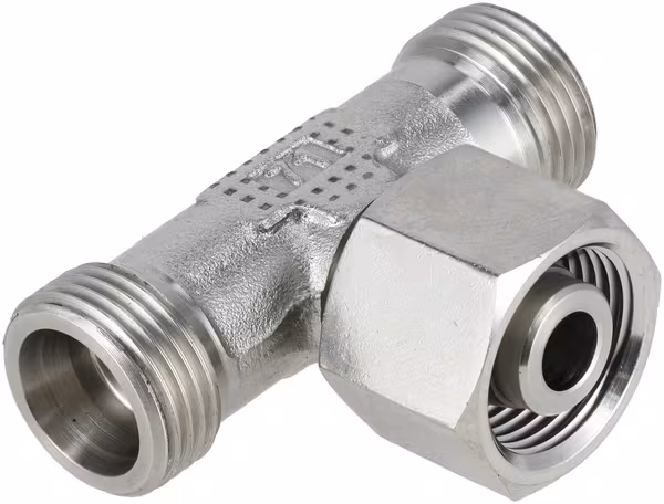 Raccord en T réglable 12L SS · réf. ETS12LSS