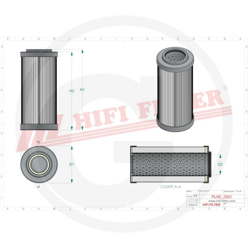 HIFI Filtre à huile hydraulique · réf. 5674042