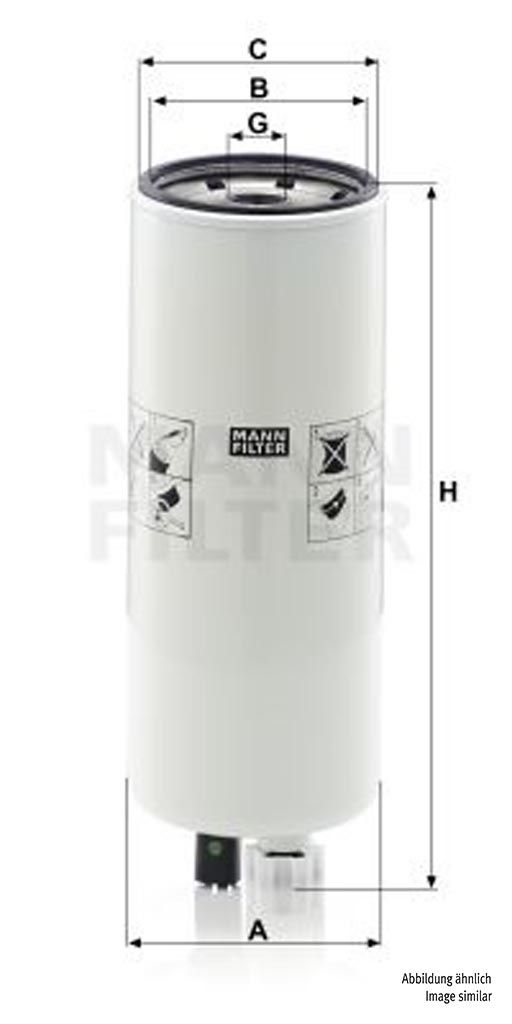 MANN FILTER Filtre à carburant · réf. 565WK9020X