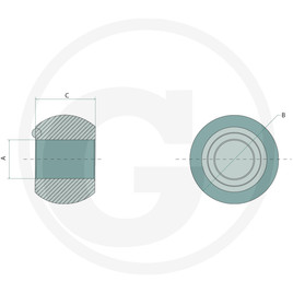 GRANIT Sphère pour bras de relevage Heavy Duty, · réf. 200120038-10