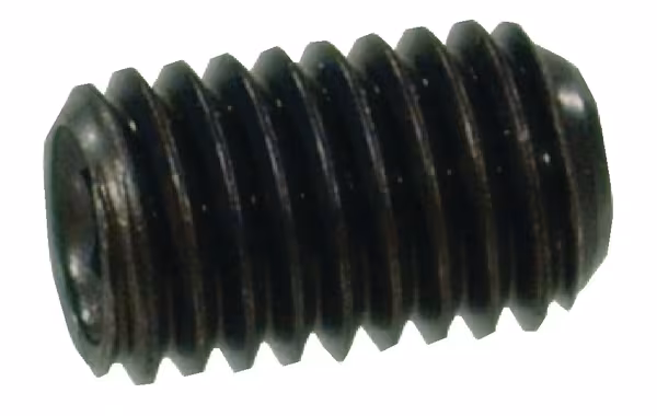 Vis sans tête six pans creux bout cuvette M5x16 45H noir · réf. 916516BP025