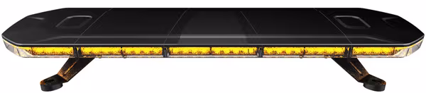 Barre lumineuse LED, 100W, 12-24V, ambre, à boulonner, 762mm, Kramp · réf. LA20155