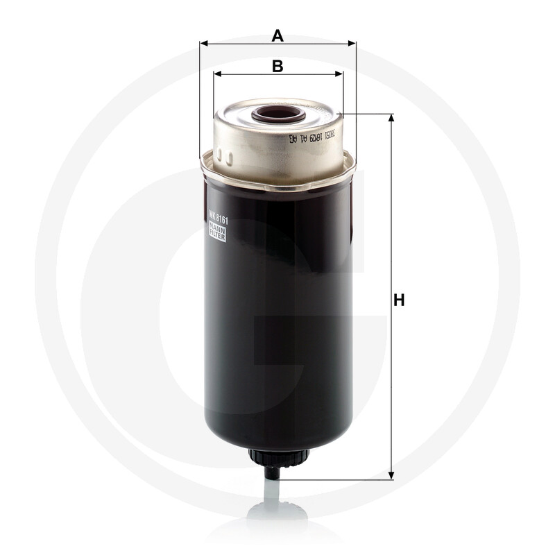 MANN FILTER Filtre à carburant vue 3