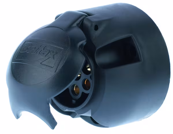 Prise plastique noire 7 pôles · réf. 1409801