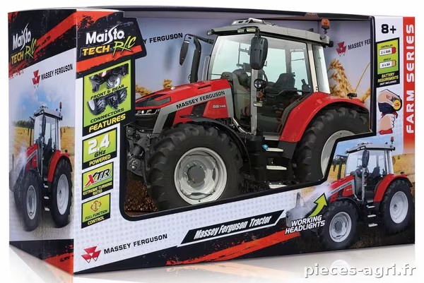 Tracteur Massey Fergusin 5SD.145 avec chasse-neige 2,4 GHz vue 4
