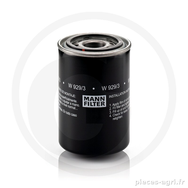 MANN FILTER Filtre à huile moteur vue 2