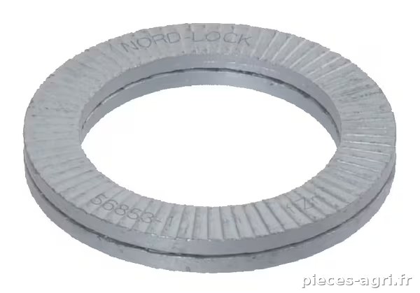 Rondelle de blocage M39x58.5x3.4mm, acier revêtu DIN 128a · réf. NL39P001