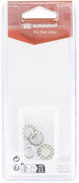 Rondelle frein dentelée M8x15 x 0,8mm (10) · réf. KR6798A8P10B