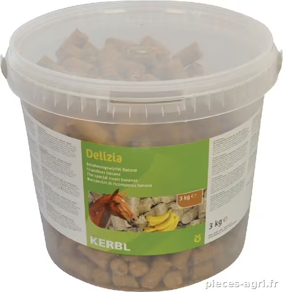 Friandises Delizia banane 3kg · réf. VV7810