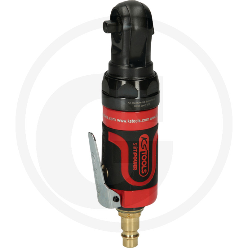 KS Tools 1/4" SlimPOWER Mini-Druckluft-Umschaltratsche 34Nm · réf. 7885155505